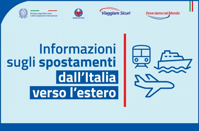 Vai alla pagina https://www.viaggiaresicuri.it/home
